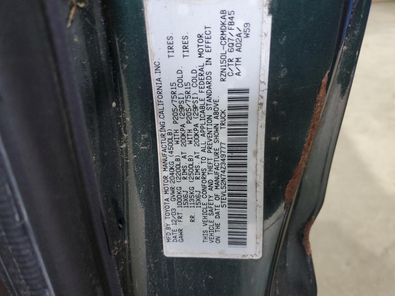 Toyota Tacoma Xtracab Image 10