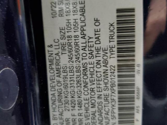 Honda Ridgeline Rtl-e Image 12