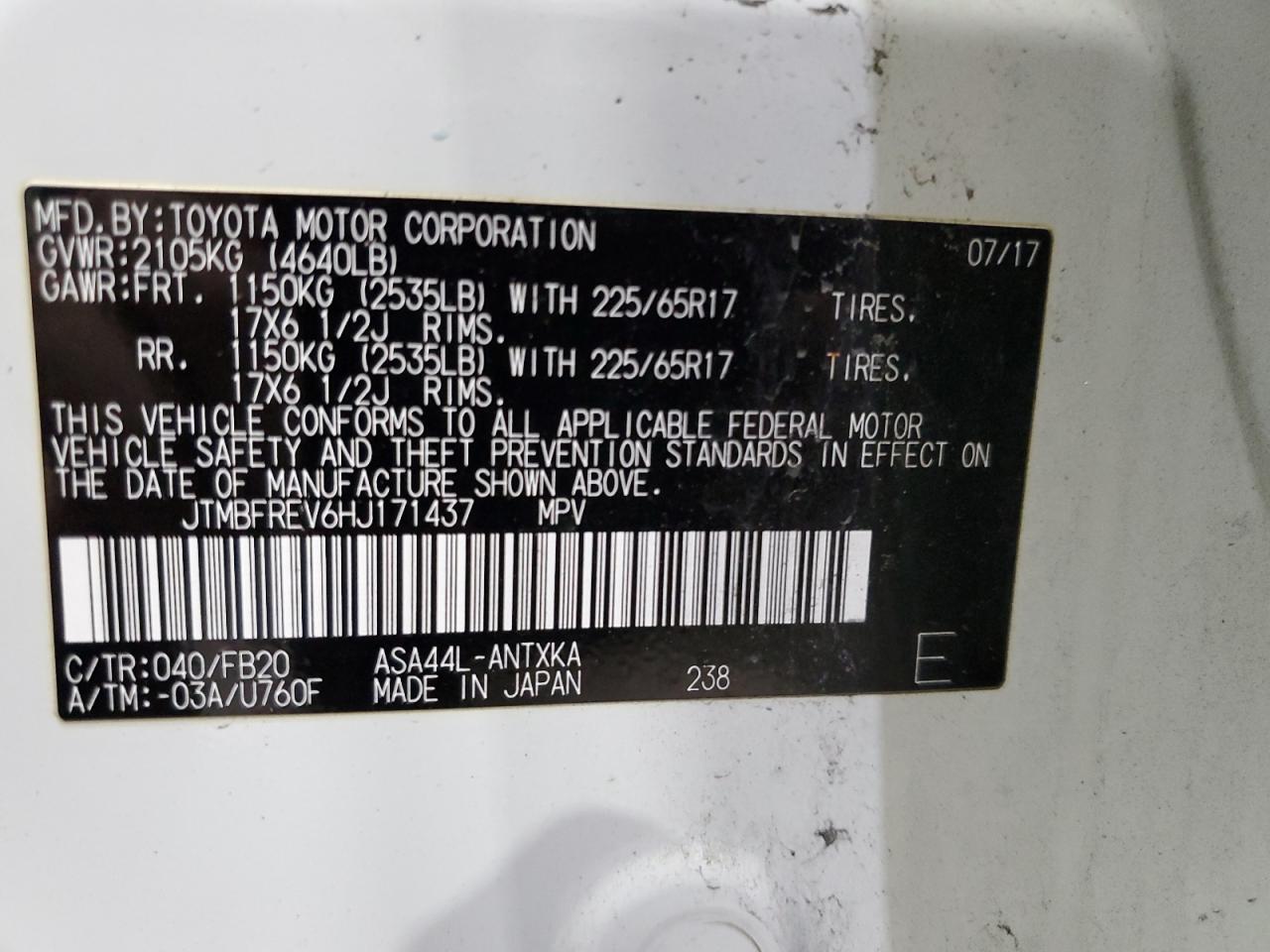 Toyota RAV4 Le Image 3