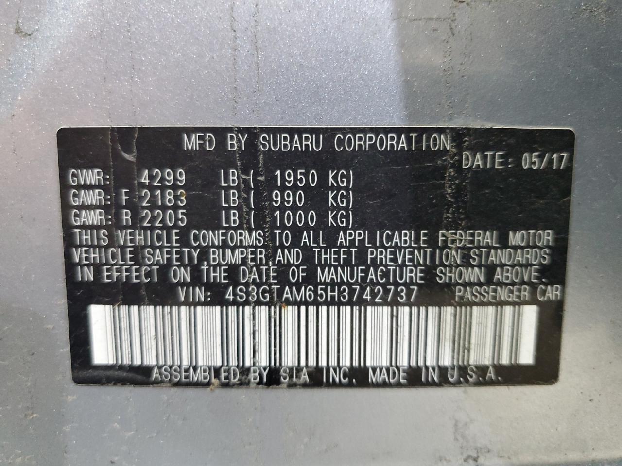 Subaru Impreza Sport Image 2