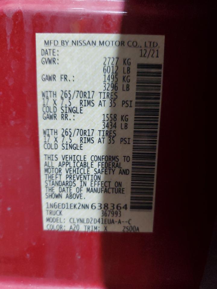 Nissan Frontier S Image 10