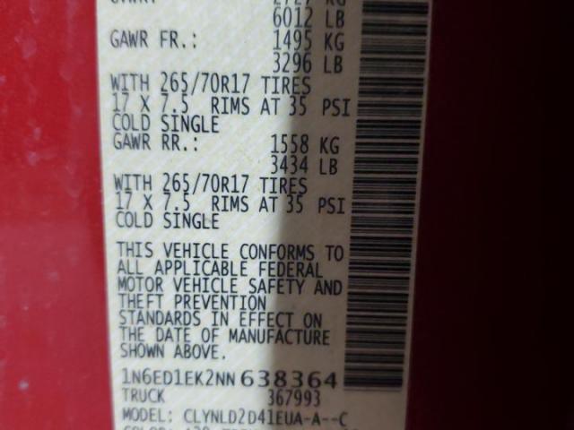 Nissan Frontier S Image 10