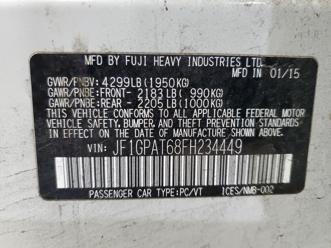 Subaru Impreza Sport Image 12