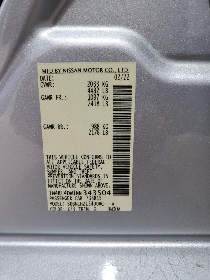 Nissan Altima Sv Image 9