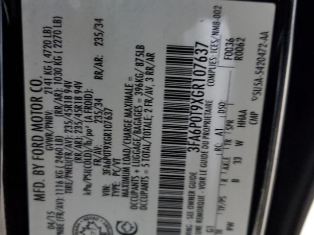 Ford Fusion Se Image 3