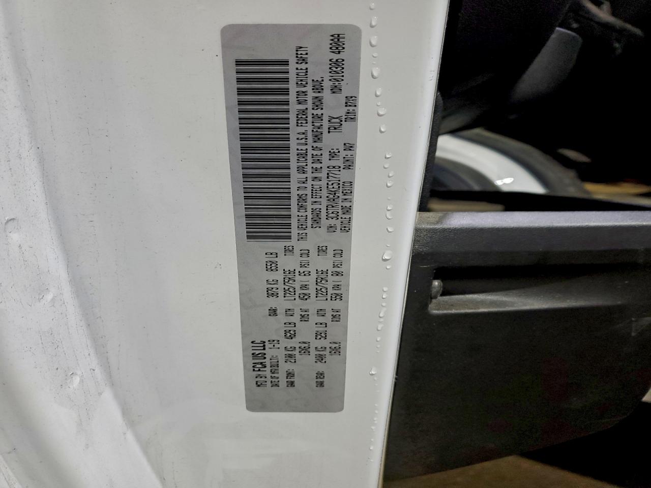 Ram Promaster 1500 Standard Image 12