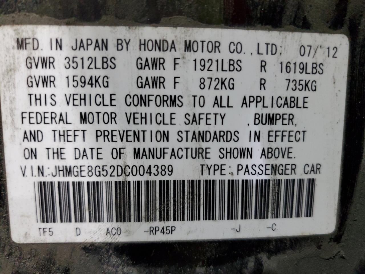 Honda Fit Sport Image 3