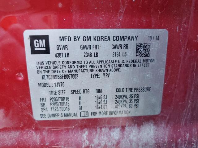 Chevrolet Trax 1lt Image 11