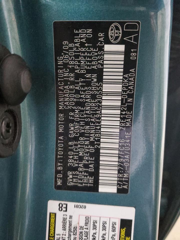 Toyota Corolla Base Image 11