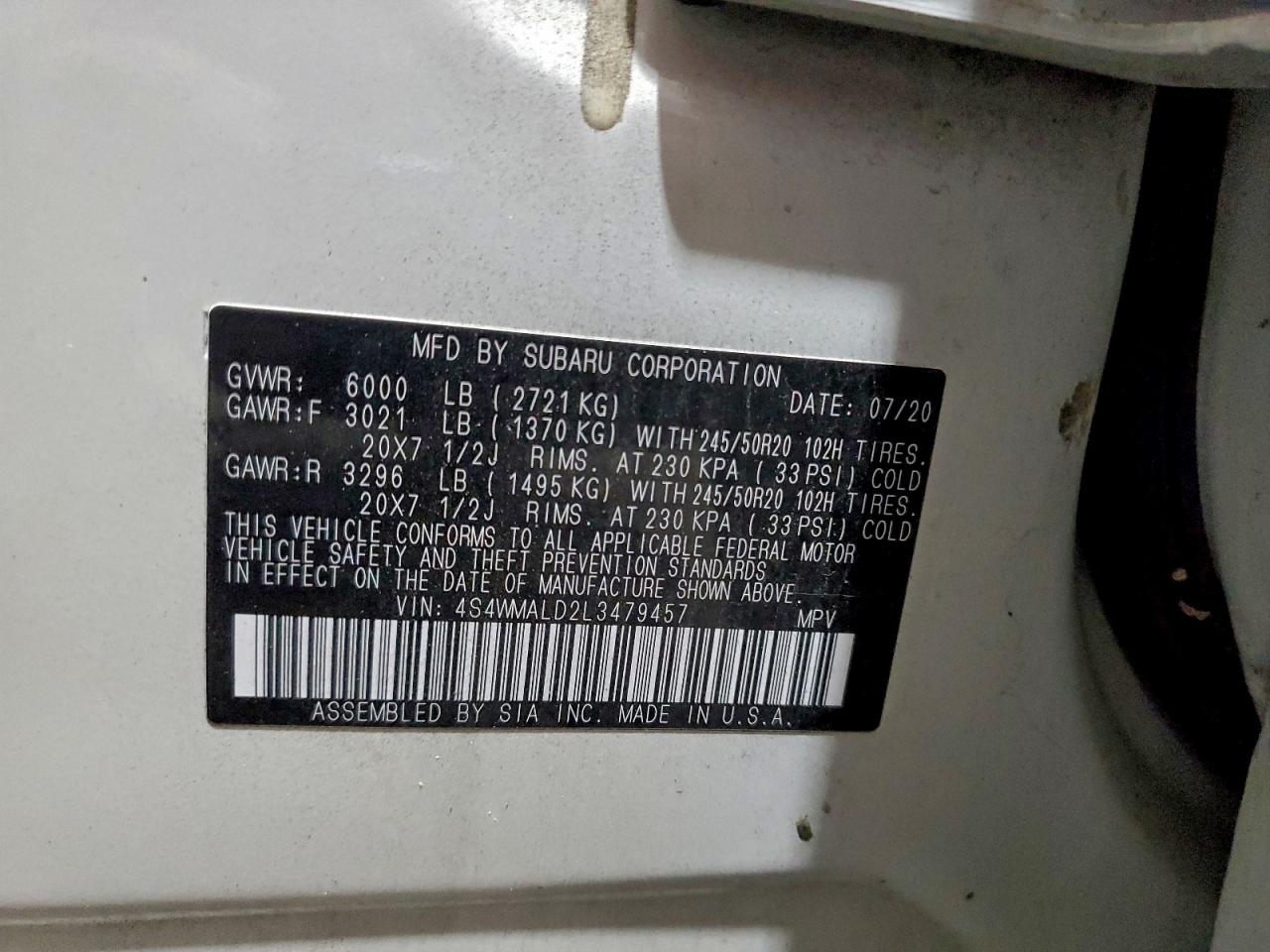 Subaru Ascent Limited Image 14