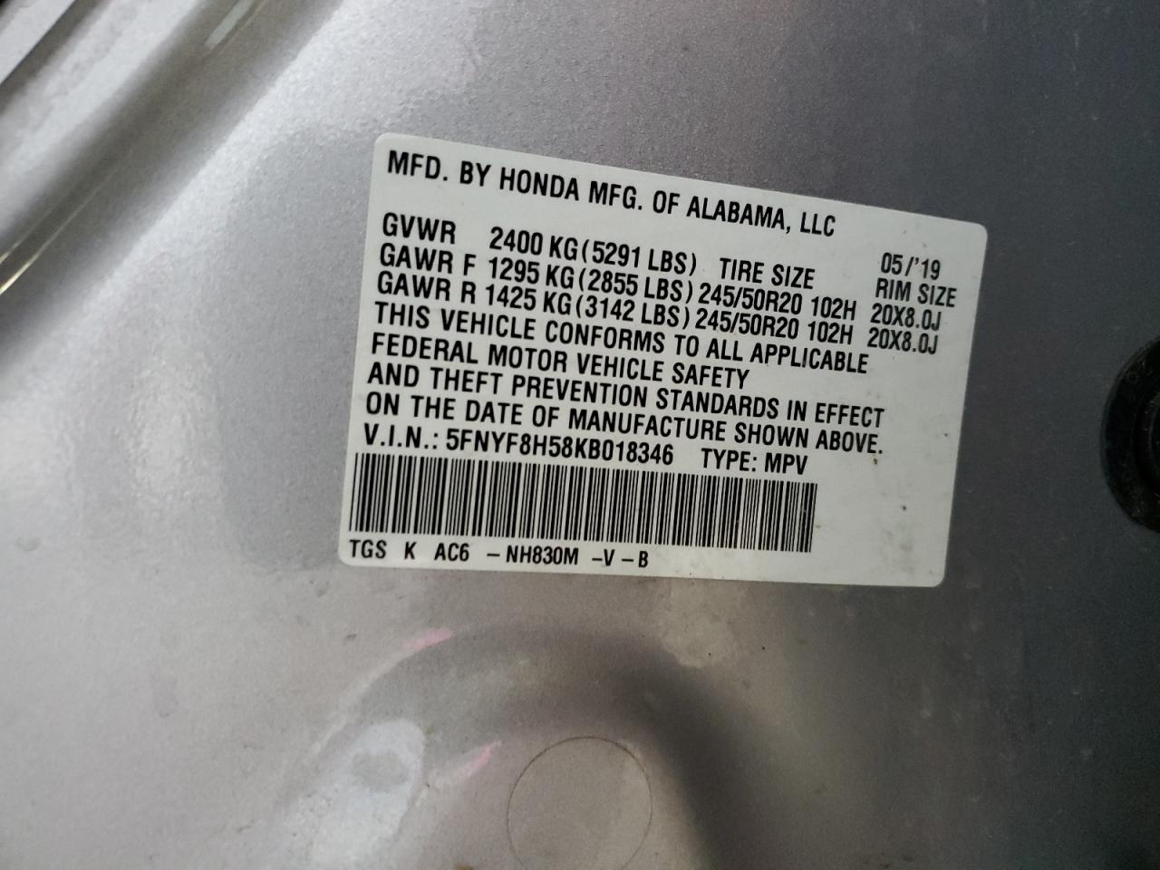 Honda Passport Exl Image 5