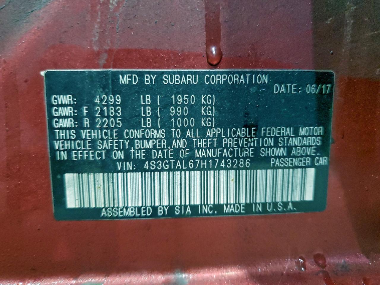 Subaru Impreza Sport Image 13