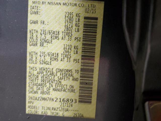 Nissan Murano S Image 13