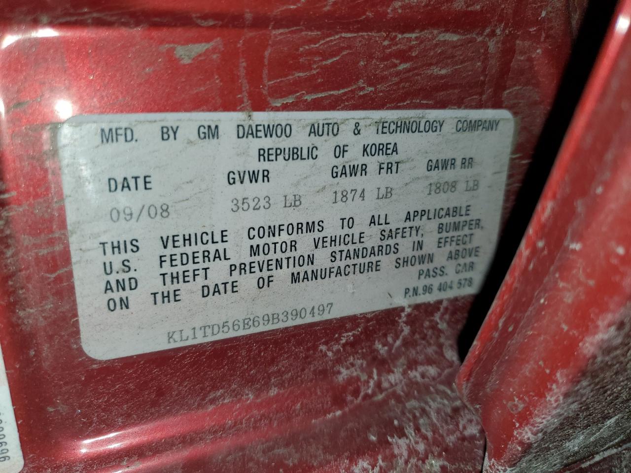 Chevrolet Aveo Ls Image 4