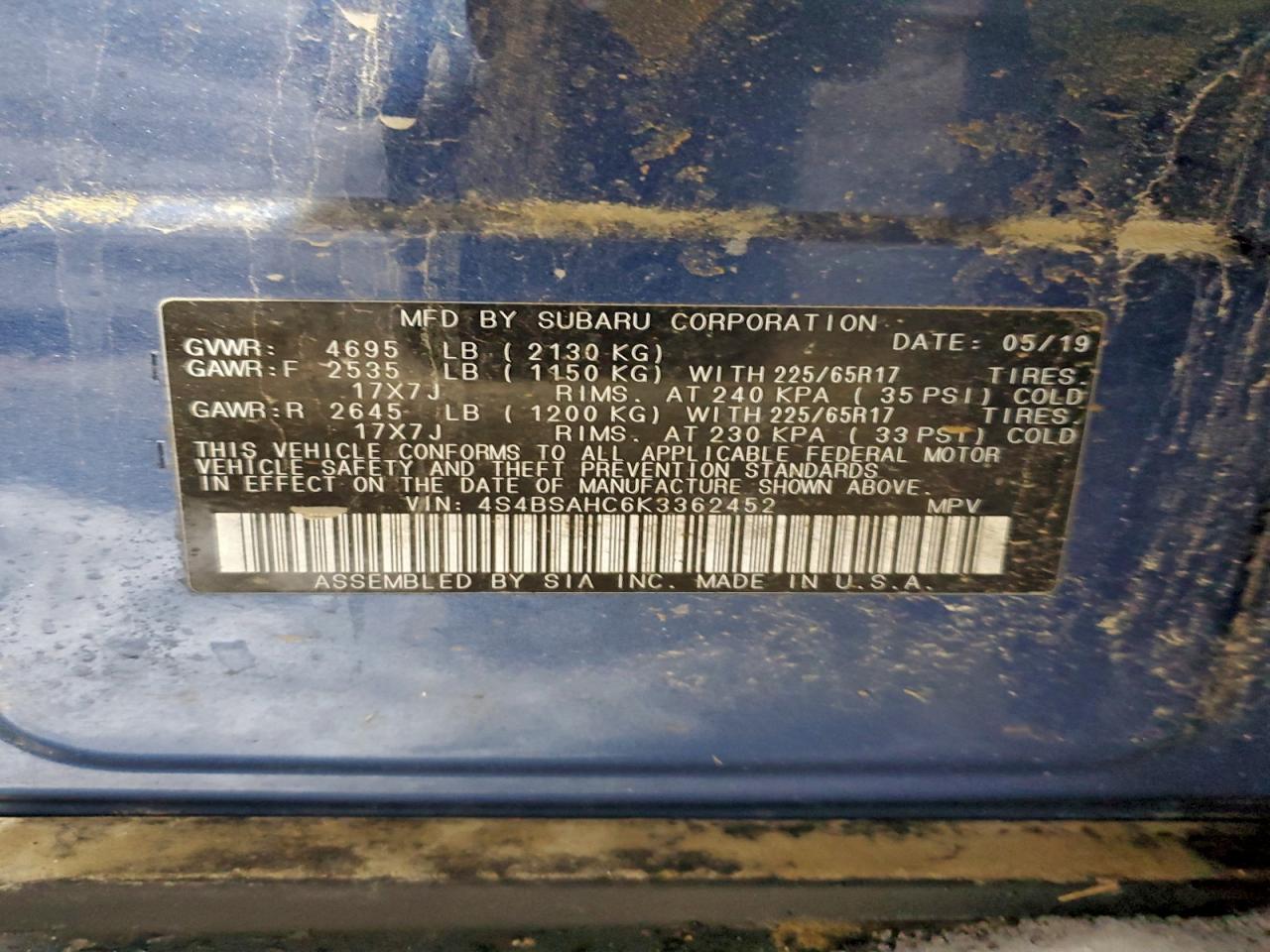 Subaru Outback 2.5i Premium Image 13