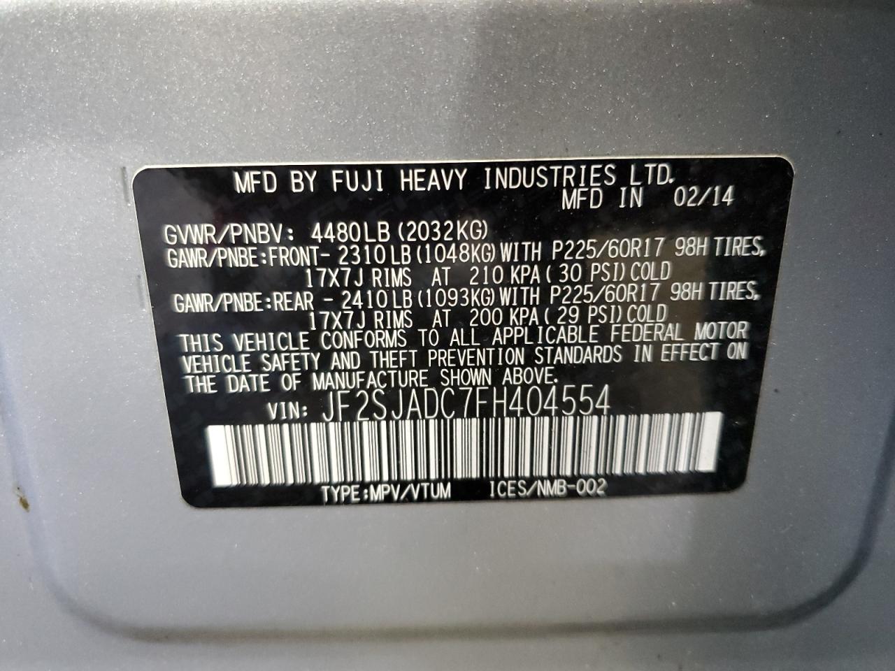 Subaru Forester 2.5i Premium Image 12