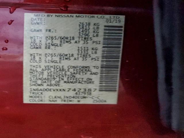 Nissan Frontier S Image 8