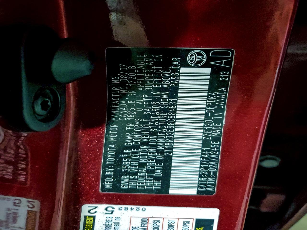 Toyota Corolla Ce Image 3