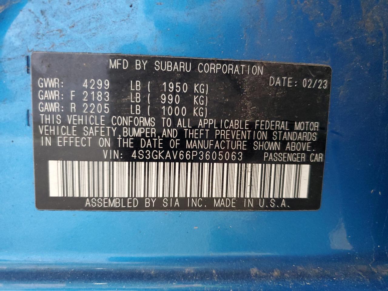 Subaru Impreza Premium Image 12