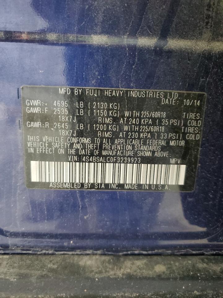 Subaru Outback 2.5i Limited Image 3