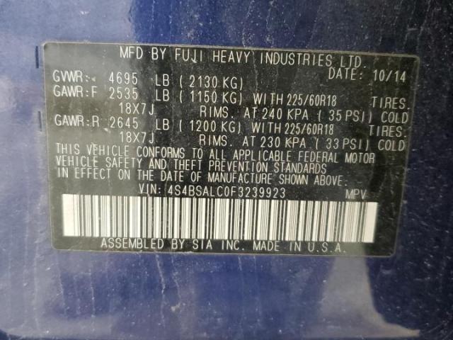 Subaru Outback 2.5i Limited Image 3