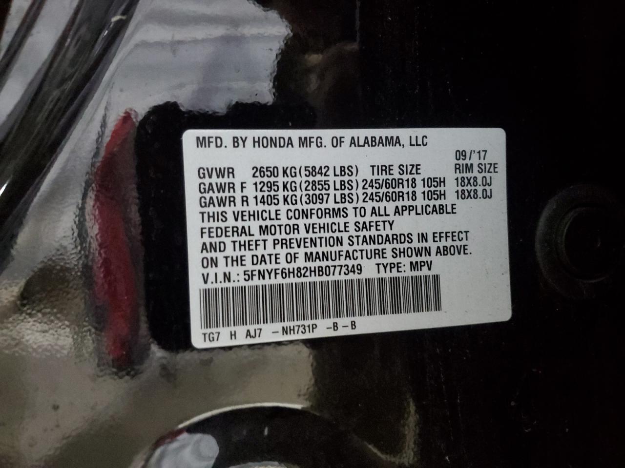 Honda Pilot Exl Image 8