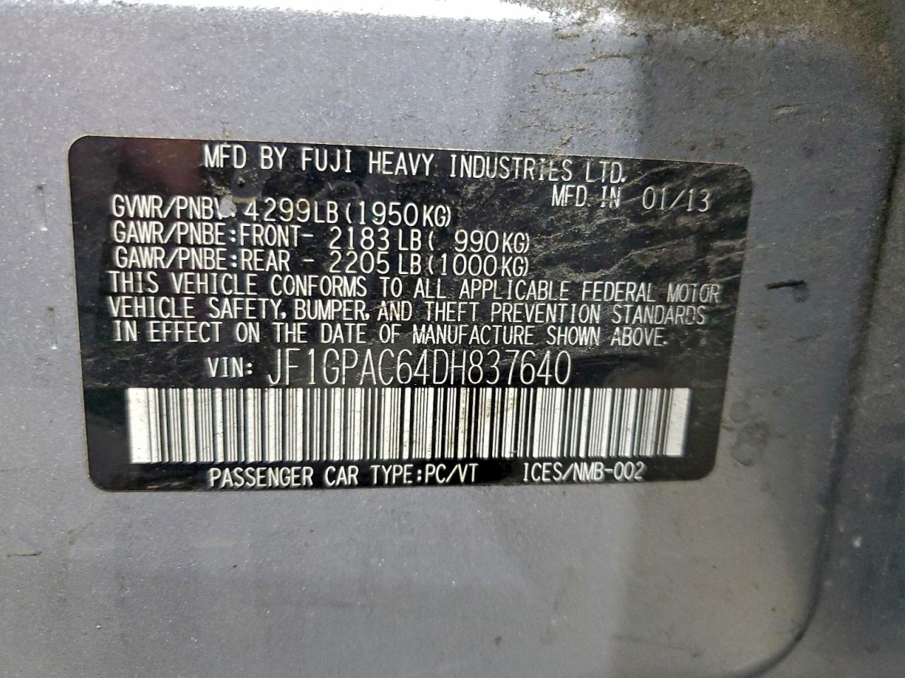 Subaru Impreza Premium Image 12