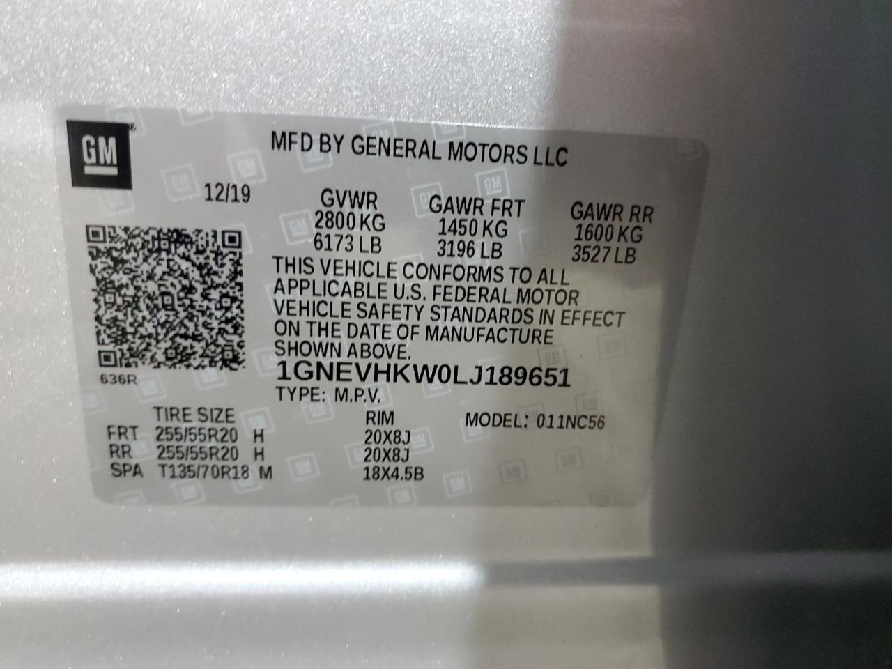 Chevrolet Traverse Lt Image 9