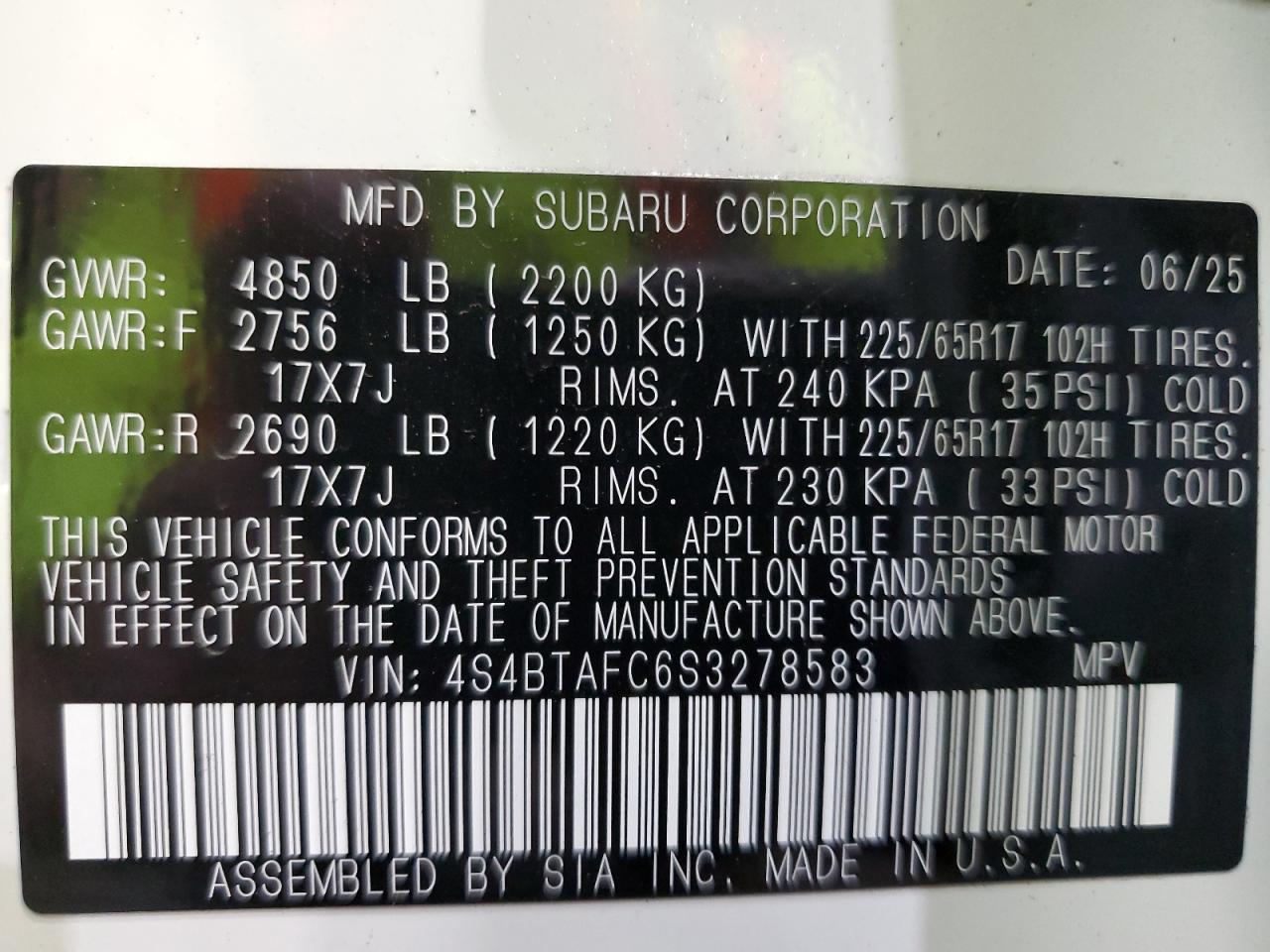 Subaru Outback Premium Image 6