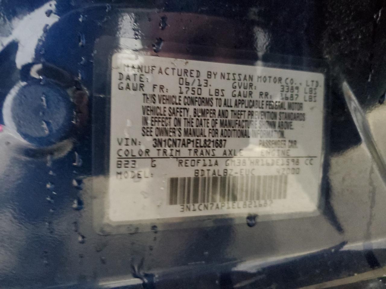 Nissan Versa S Image 10