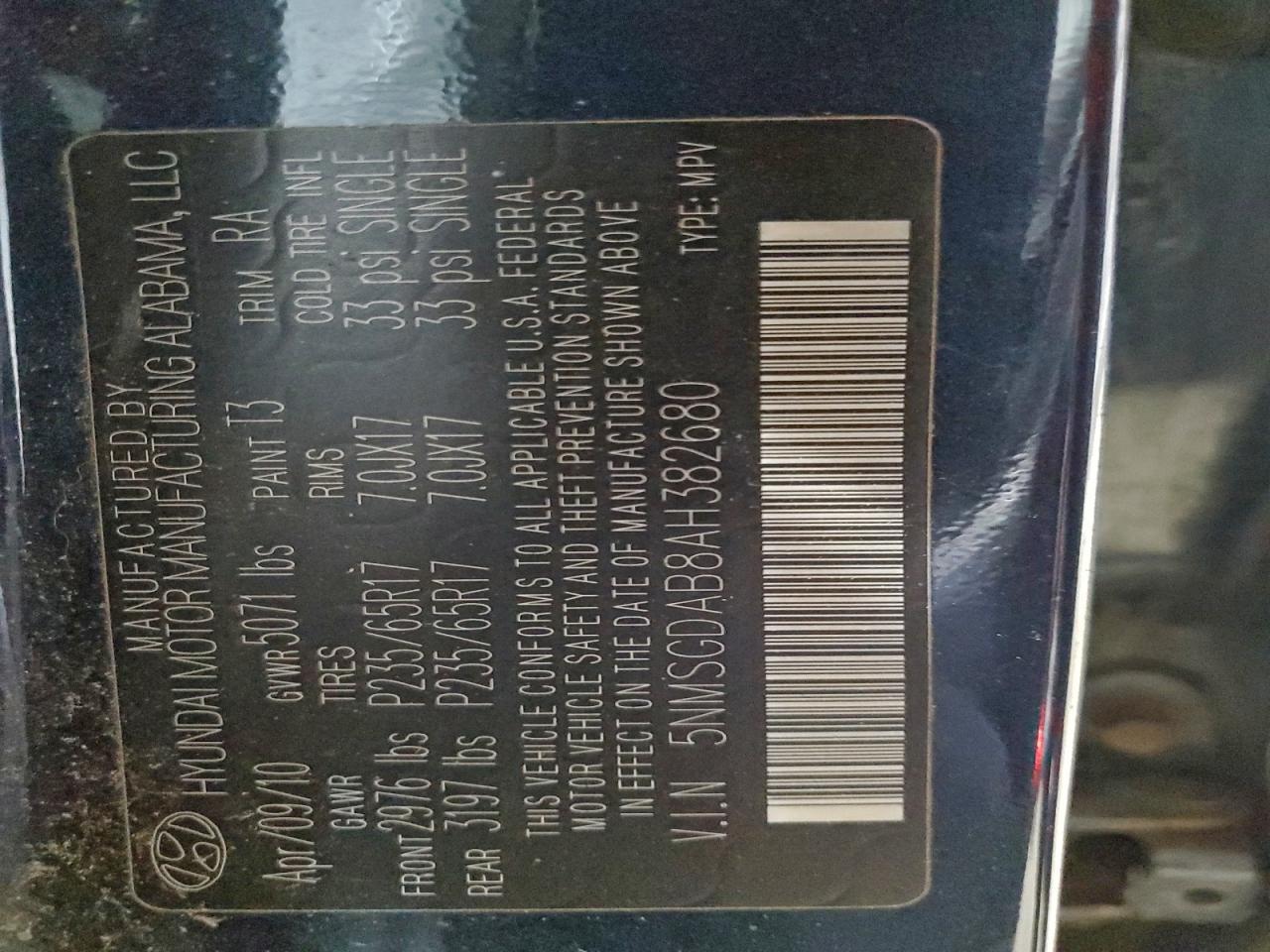 Hyundai SANTA FE Gls Image 13