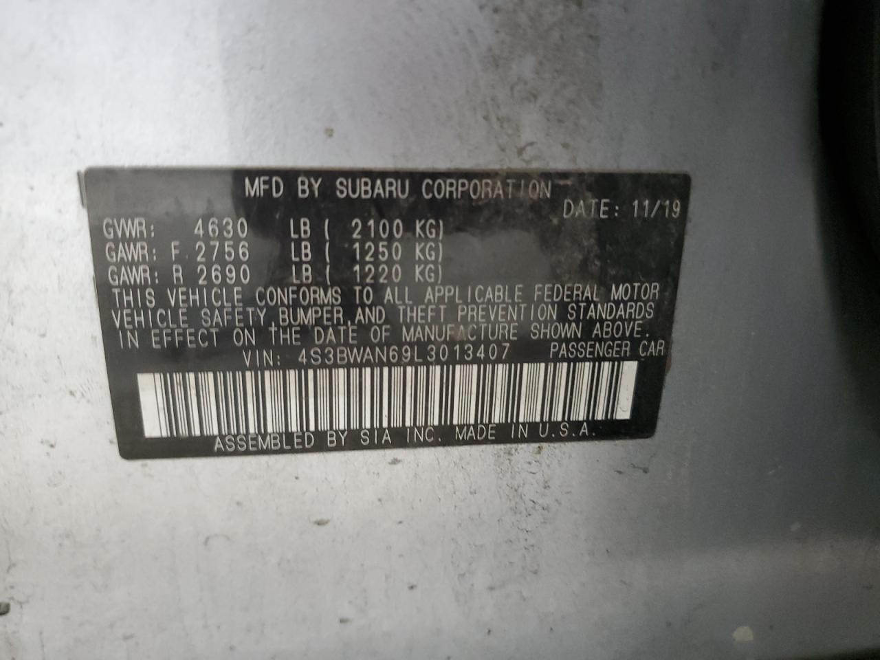 Subaru Legacy Limited Image 8