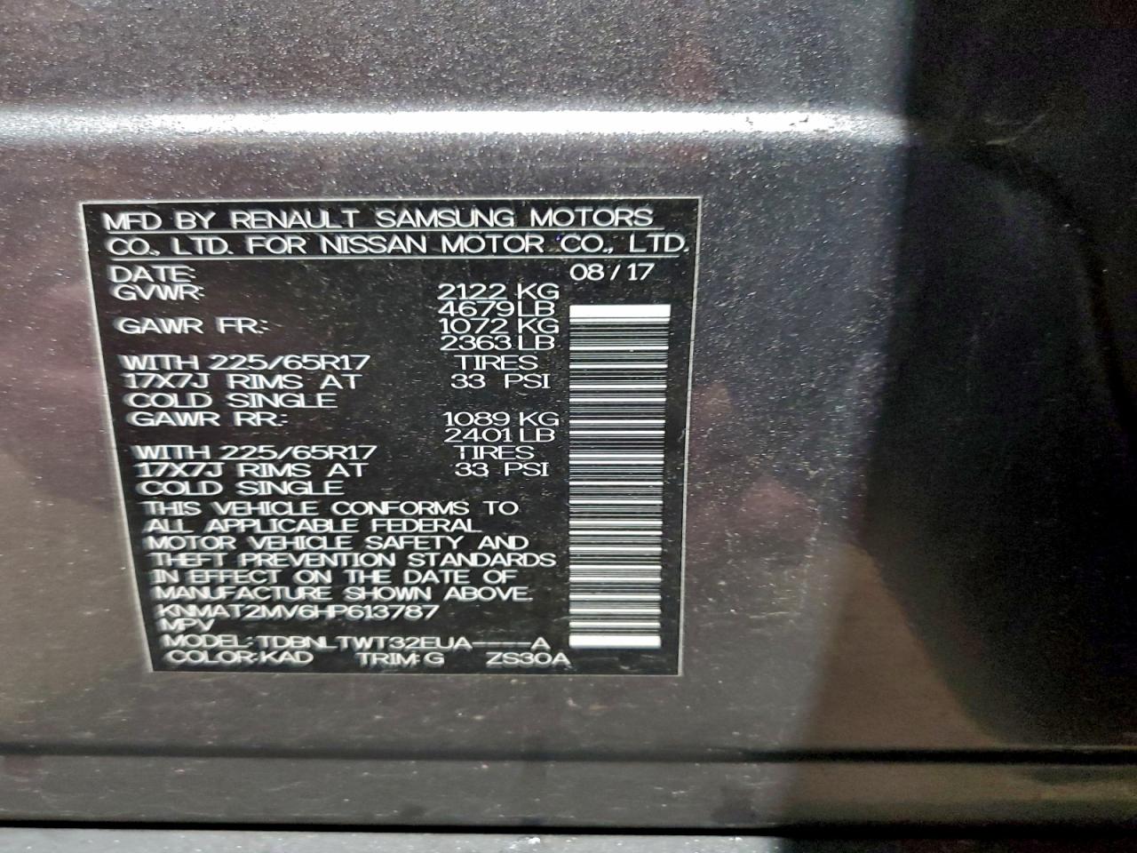 Nissan Rogue S Image 9