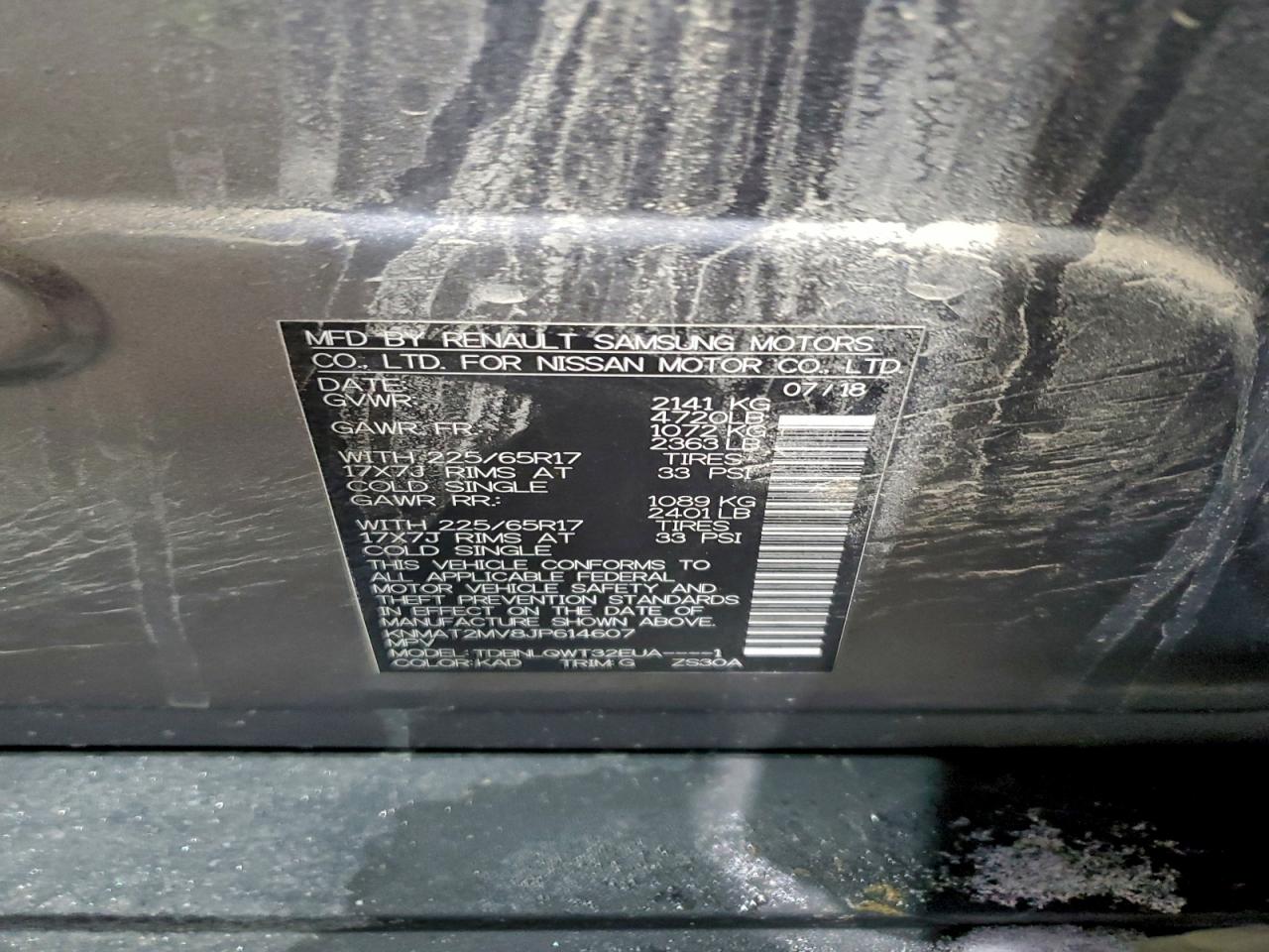 Nissan Rogue S Image 7