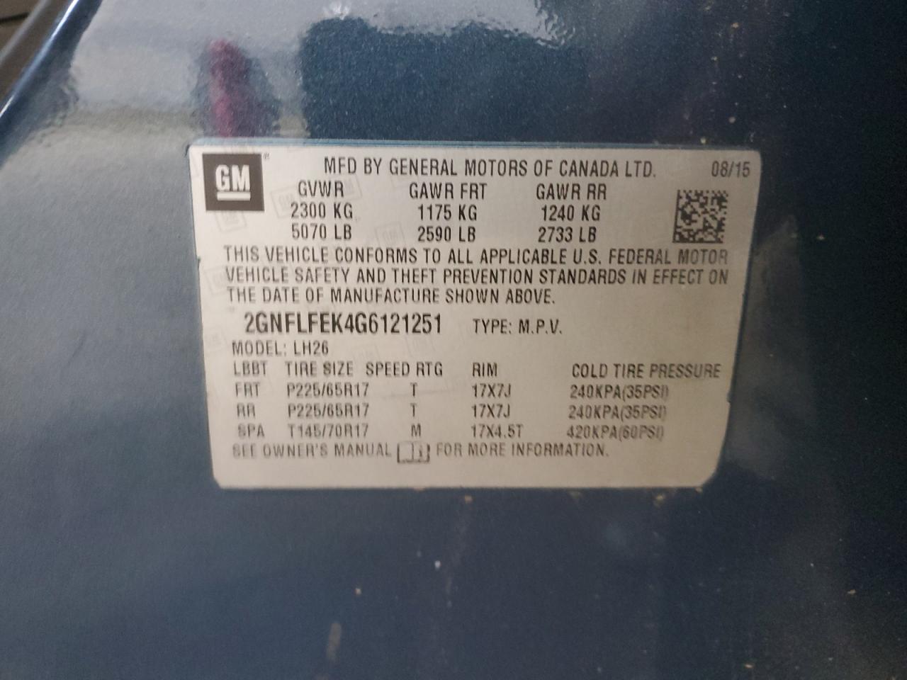 Chevrolet Equinox Lt Image 13