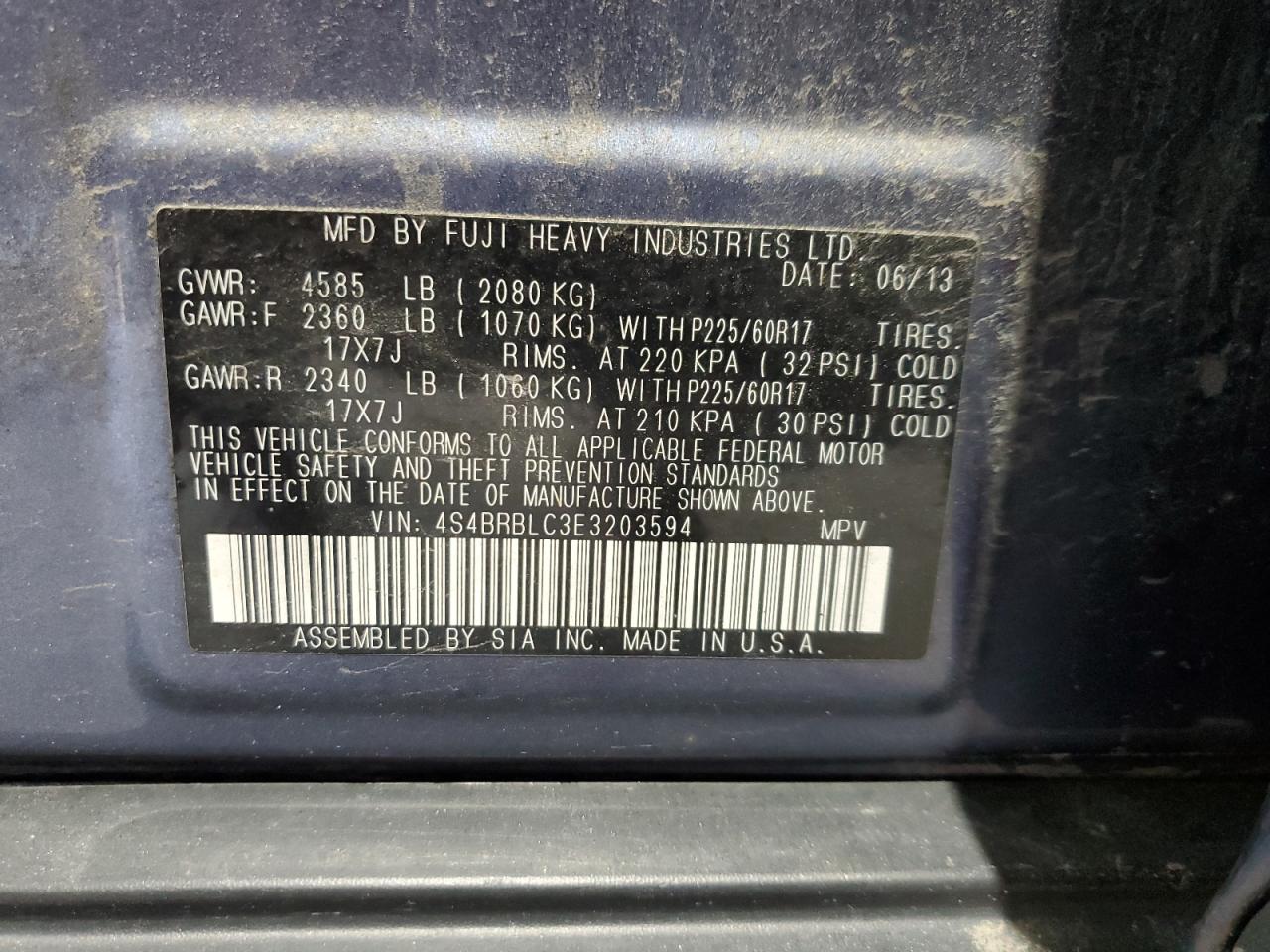 Subaru Outback 2.5i Limited Image 4