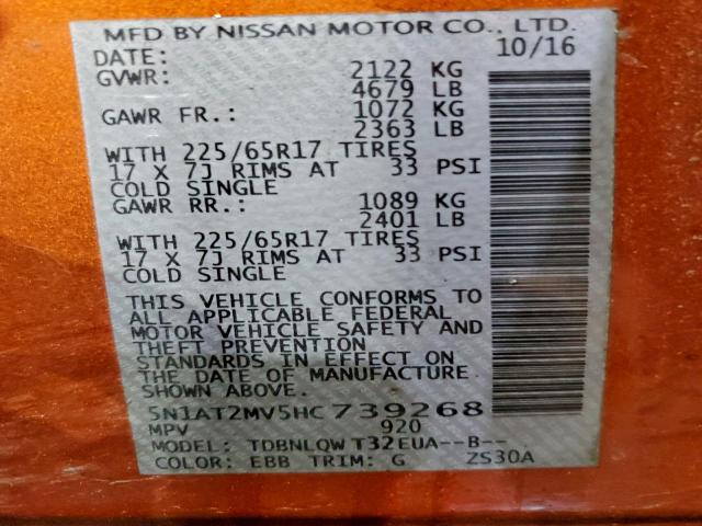 Nissan Rogue Sv Image 14