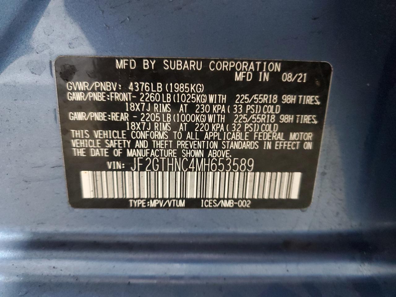 Subaru Crosstrek Limited Image 11