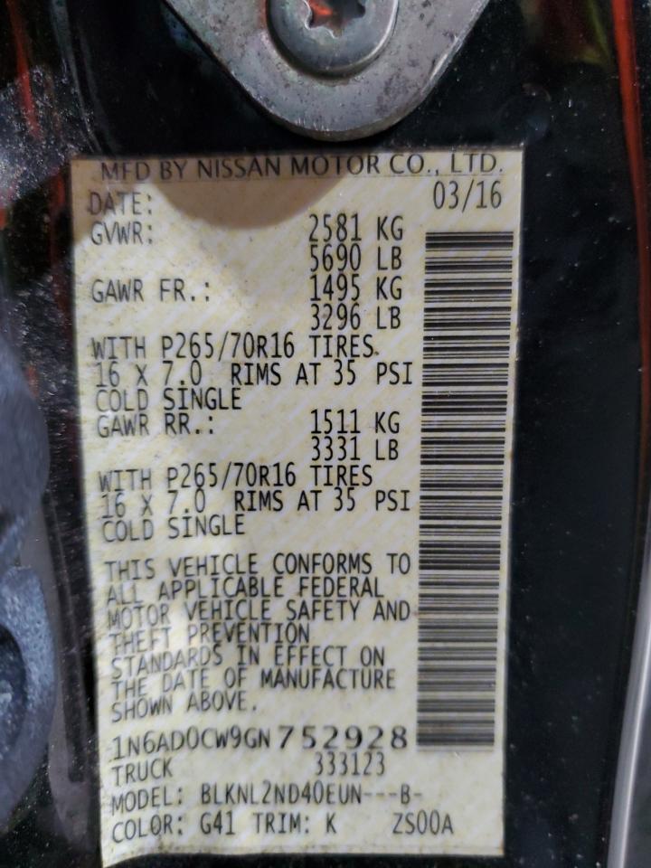 Nissan Frontier Sv Image 6