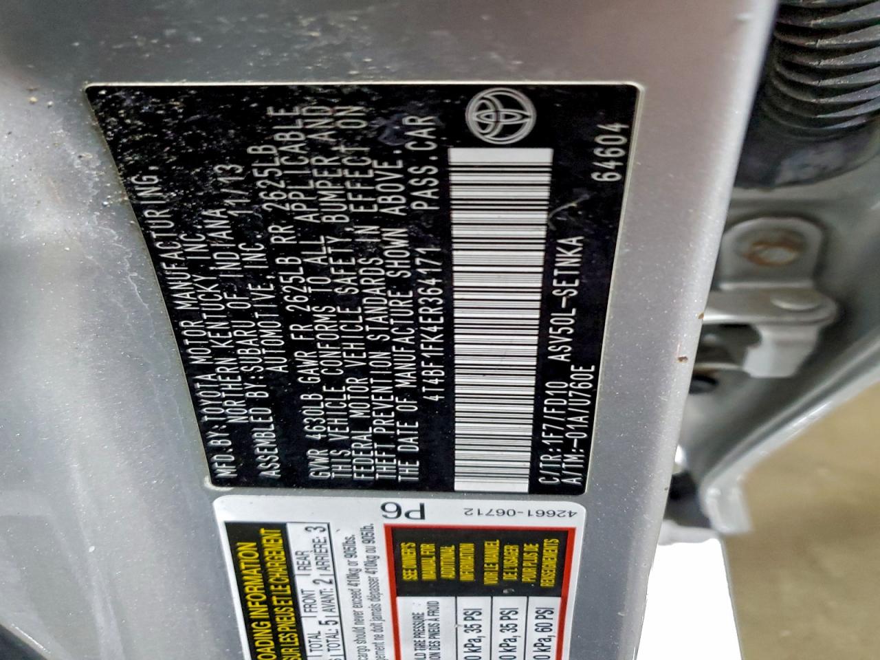 Toyota Camry L Image 10