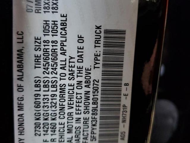 Honda Ridgeline Black Edition Image 5