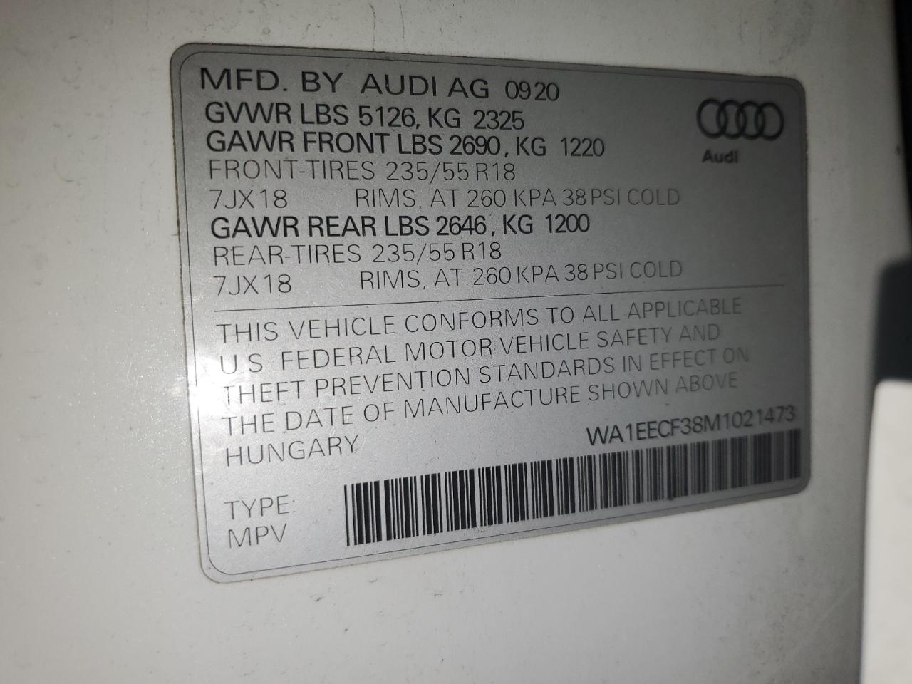 Audi Q3 Premium Plus S Line 45 Image 11