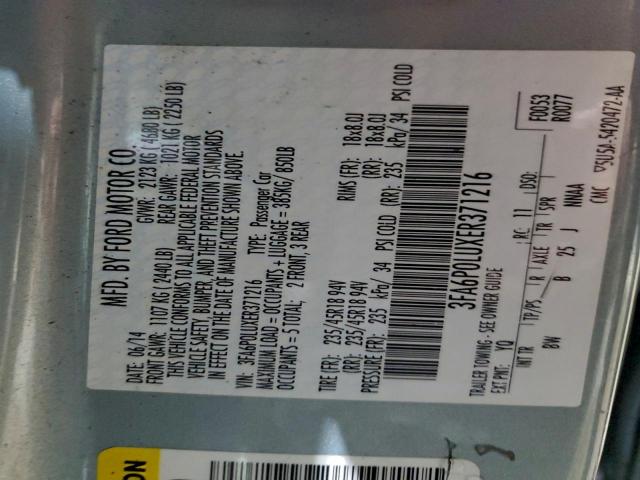 Ford Fusion Se Hybrid Image 8