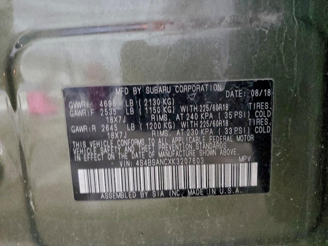 Subaru Outback 2.5i Limited Image 12