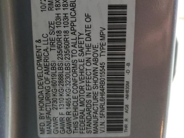 Honda Odyssey Exl Image 2