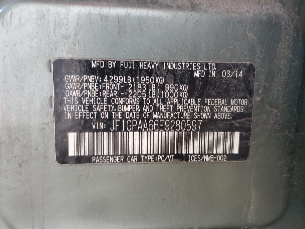 Subaru Impreza Image 4