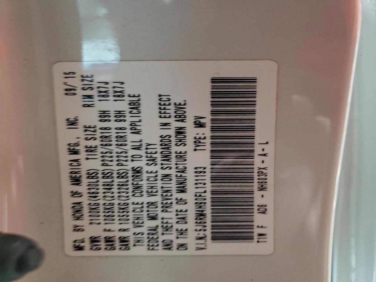 Honda Crv Touring Image 13