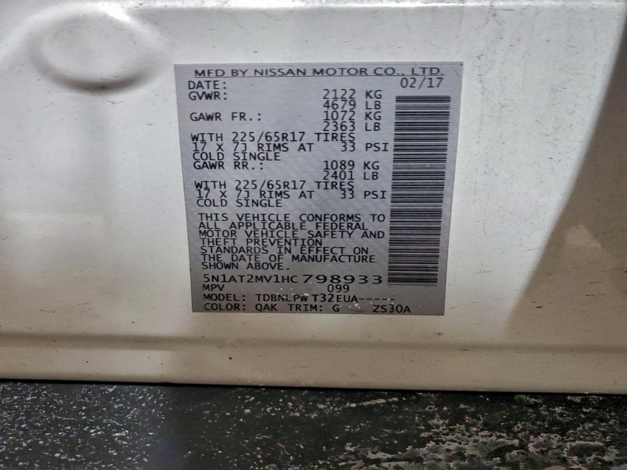 Nissan Rogue Sv Image 13