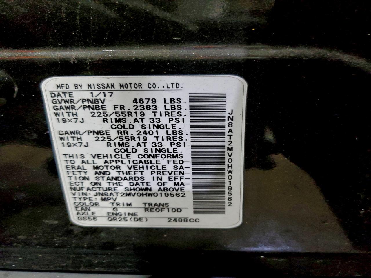 Nissan Rogue S Image 12