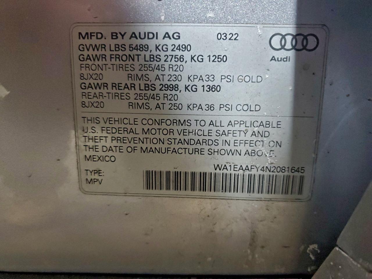 Audi Q5 Premium Plus 45 Image 8